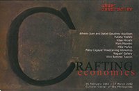 Flyer of Under Construction: Crafting Economiesexhibition