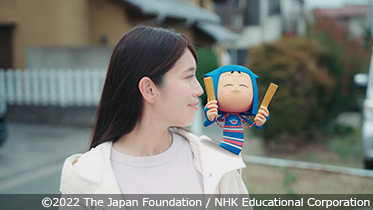 photo of Xuan Tackles Japan! copyright 2022 The Japan Foundation / NHK Educational Corporation