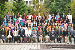 平成26年度海外日本語教師長期研修の集合写真