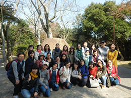中国大学日本語教師研修参加者の集合写真