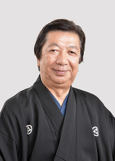 尺八演奏家 三好芫山 師のポートレート
