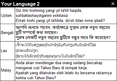 Your Language2