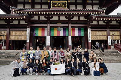 Photo of the 26 students of the 14th session arrived in Japan in September 2019