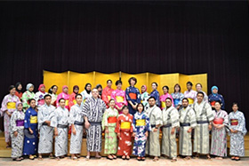 文化体験講座:ゆかた着付けの写真